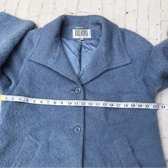 💙 Vintage Bill Blass Signature Alpaca & Wool Blend Jacket - Picture 13 of 14